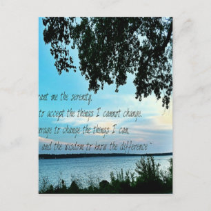 Serenity Prayer Vykort