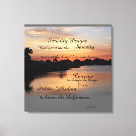 SERENITY PRAYER WALL PANEL CANVASTRYCK