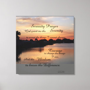 SERENITY PRAYER WALL PANEL CANVASTRYCK