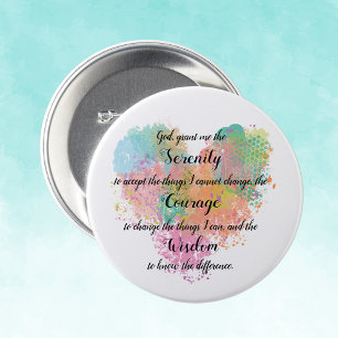 Serenity Prayer Watercolor-knapp Knapp