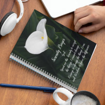 Serenity Prayer White Calla Lily Blommigt