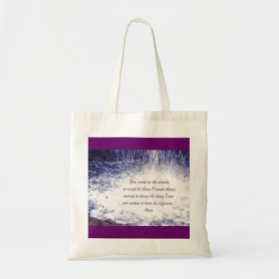 Serenity PrayerTote hänger lös Tygkasse