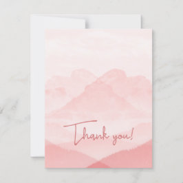 Serenity Romantic Rosa Landscape Julkort