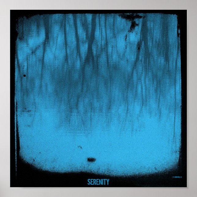 Serenity Series: Sjö Blue TTV Poster (Framsidan)