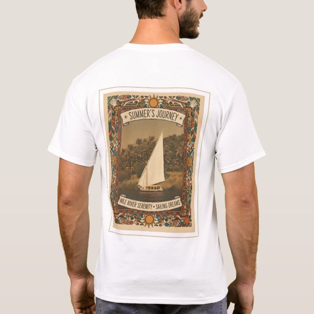 Serenity | Sommarens resa & grafisk t-shirt (Baksida)