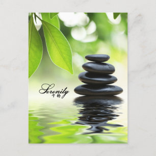 Serenity - Stacks Zen Sten Vykort
