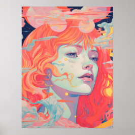 Serenity: Vibrant Elegance Poster