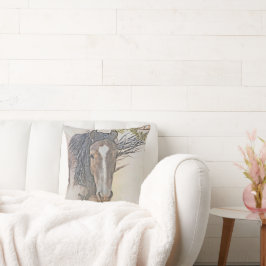 Serenity Vild Horses Dekorativ kudde