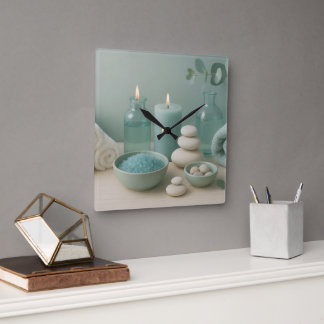 Serenity Wall Clock Fyrkantig Klocka