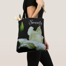 Serenity White Rosenknopp Inspirational Ord