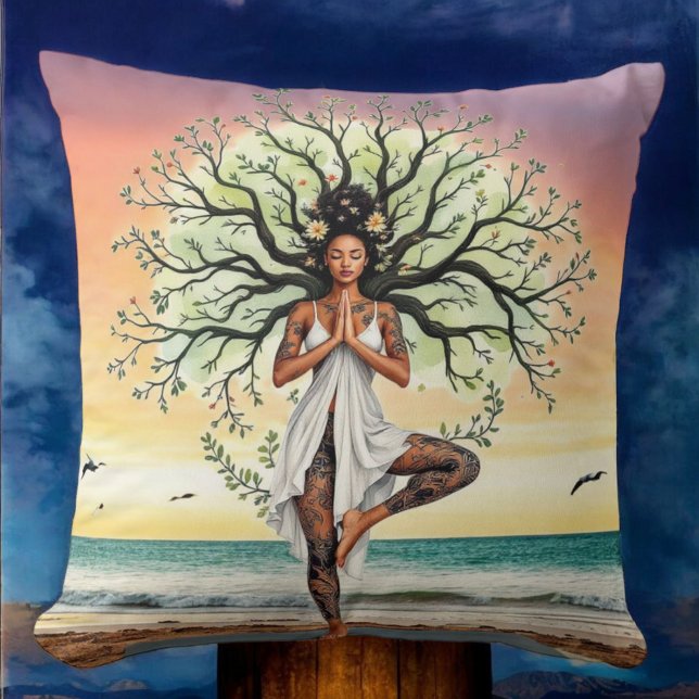 Serenity Yoga Pillow Kudde (Skapare uppladdad)