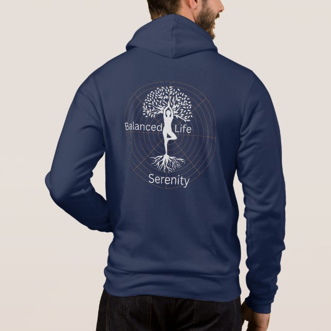 Serenity Zip Hoodie T Shirt (Baksida)
