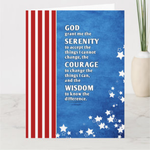 Serenitybön: Patriotiska USA, styrka/återställning Kort