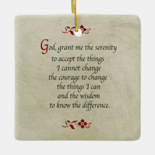 Serenitybön/stil/siddubbelt för vintage julgransprydnad keramik