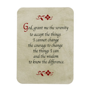 Serenitybön/vintagestil Magnet