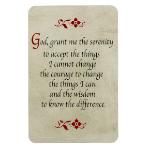 Serenitybön/vintagestil Magnet
