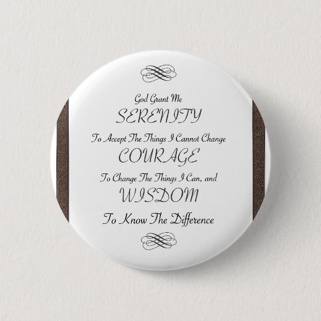 serenityböndikt med metallisk guldklippning knapp (Framsida)