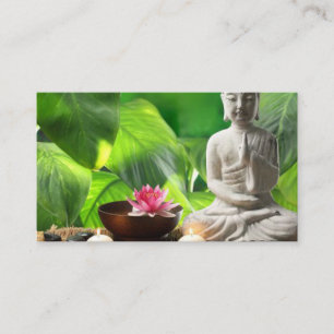 Serenityplats & Buddha meditationinstruktör Visitkort