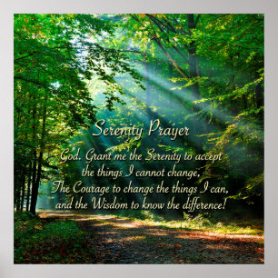 SerenityPrayer. Poster