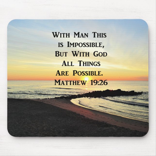 SERENMATTHEW 19:26 SUNRISE SCRIPTURE MUSMATTA (Framsidan)