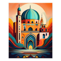 Serenmoskén under Sunset: Cultural Print