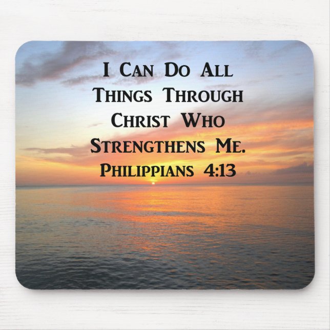 SERENSUNRISE PHILIPPIANER 4:13 PHOTO SCRIPTURE MUSMATTA (Framsidan)