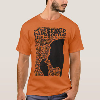 Serge Gainsbourg Discograe T Shirt
