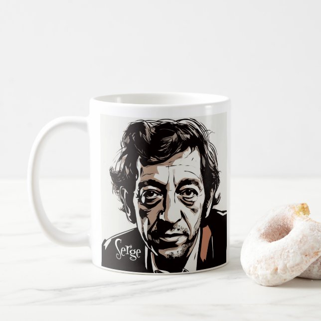 Serge Gainsbourg Kaffemugg (Med munk)
