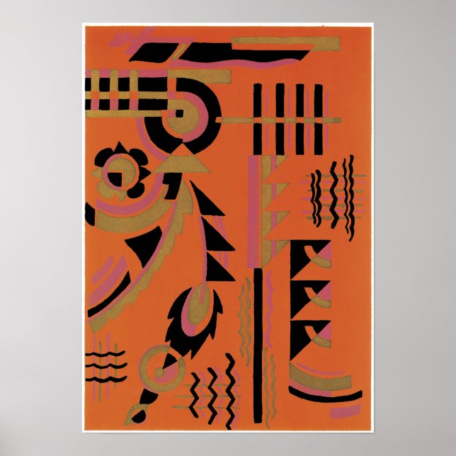 Serge Gladky Jazz Art Poster (Framsidan)