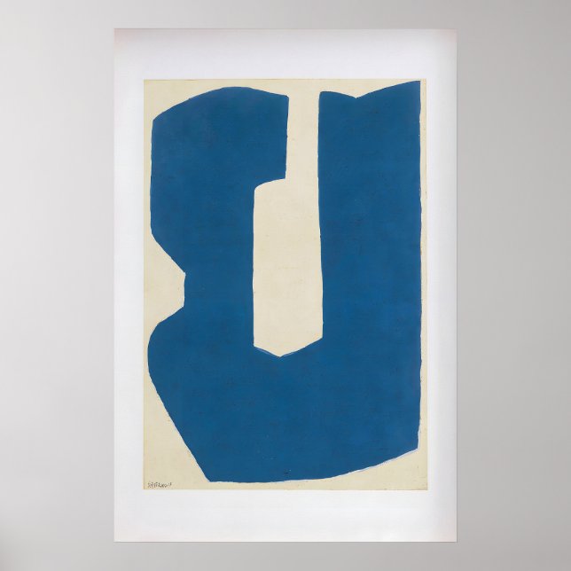 Serge Poliakoff Composition Abstraite 1965 Poster (Framsidan)