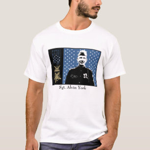 Sergeant Alvin York och medalj av heder T Shirt