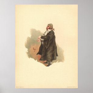 Sergeant Buzfuz av Kyd Dickens The Pickwick  Poster