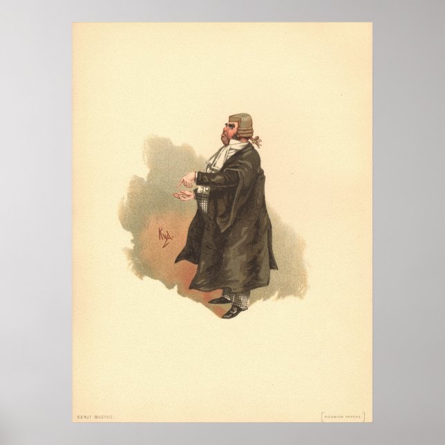 Sergeant Buzfuz av Kyd Dickens The Pickwick  Poster (Framsidan)