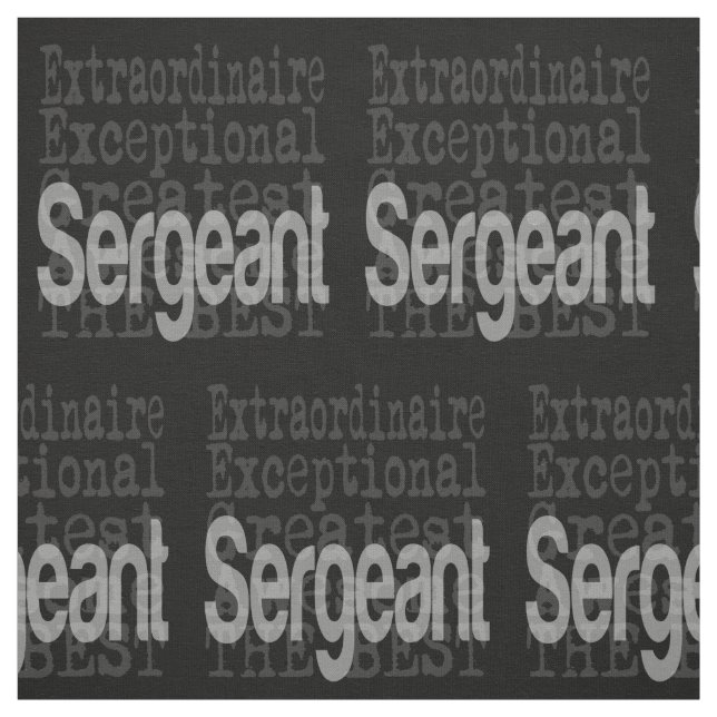 sergeant Extraordinaire Tyg (Provkarta)