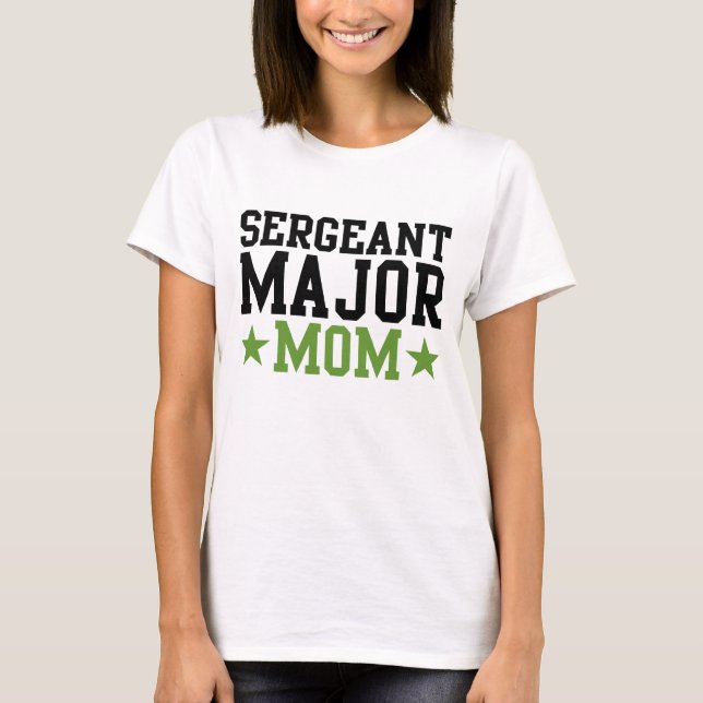 Sergeant Ha som huvudämne Mamma Tee Shirt (Framsida)