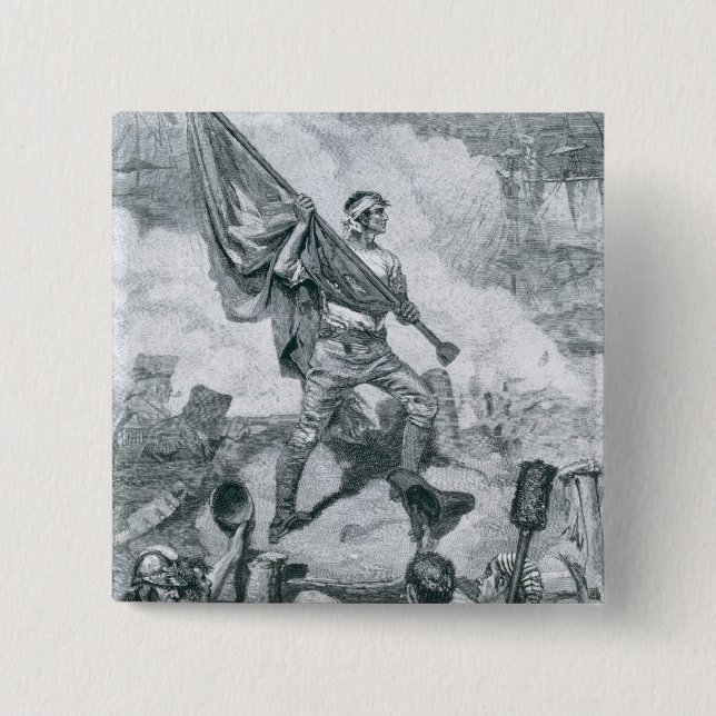 Sergeant Jasper på striden av fort Moultrie Knapp (Framsida)