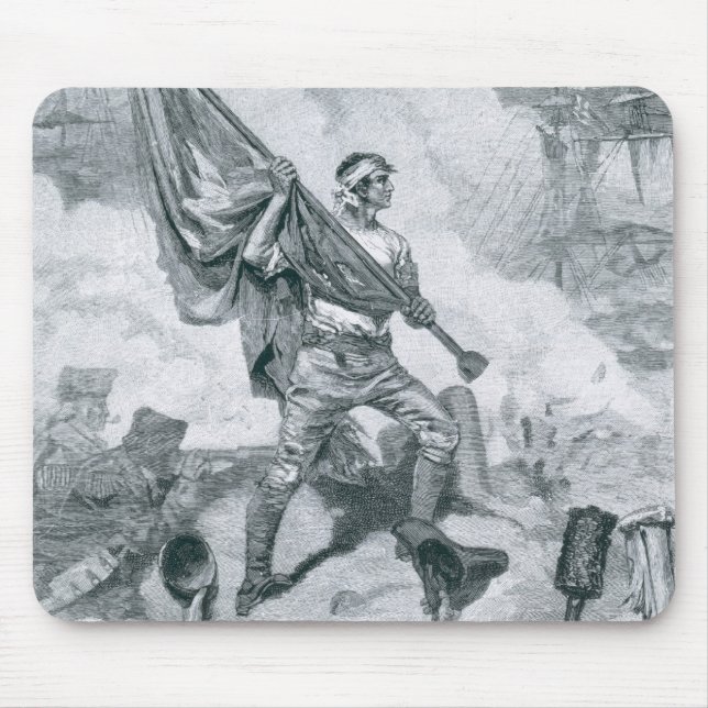 Sergeant Jasper på striden av fort Moultrie Musmatta (Framsidan)