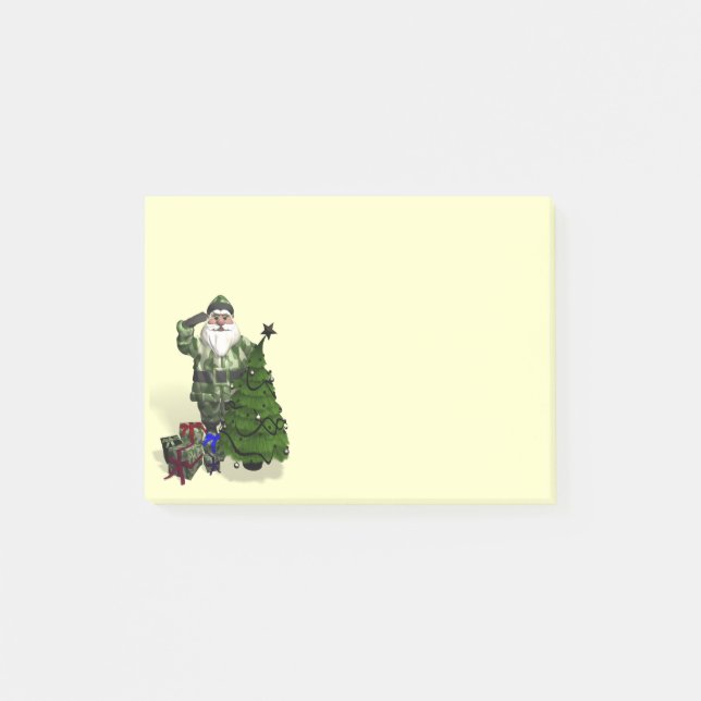 Sergeant Jultomten Post-it Block (Framsida)