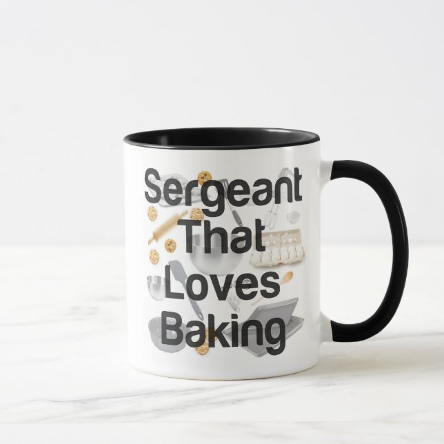 Sergeant Kärlek Baking Mugg (Höger)