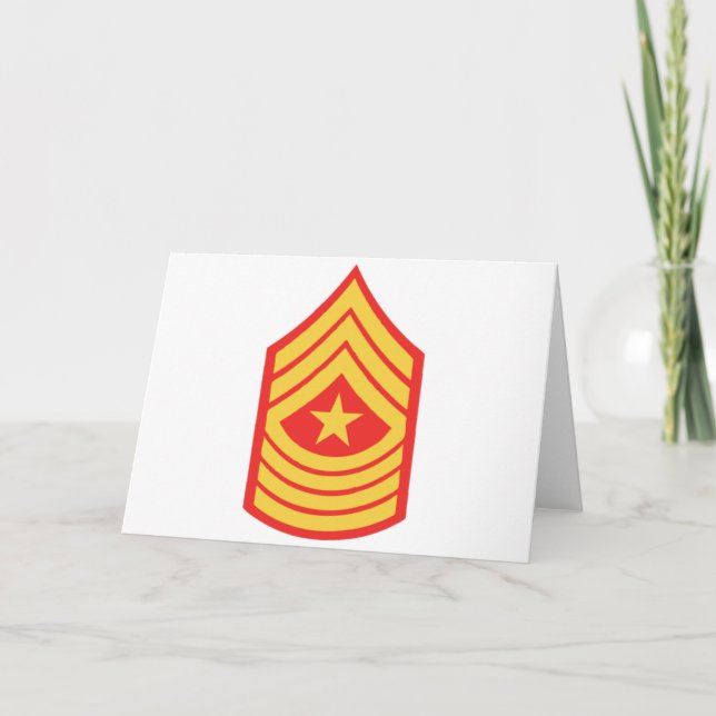 Sergeant Major Kort (Framsida)