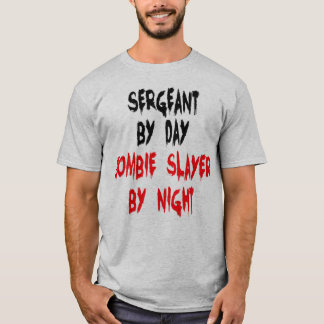 Sergeant Zombie Joke T Shirt