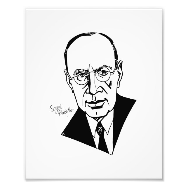 Sergei Prokofiev Fototryck (Framsidan)