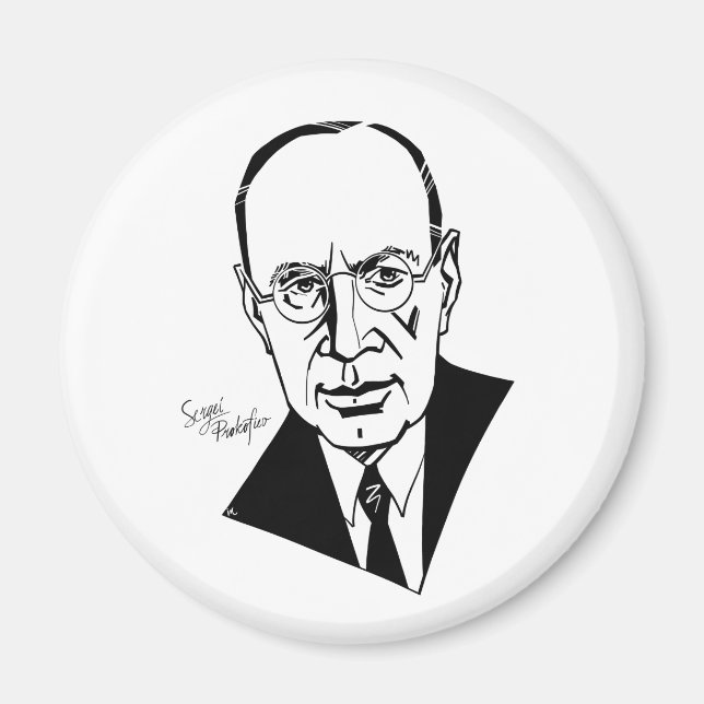 Sergei Prokofiev Magnet (Framsidan)