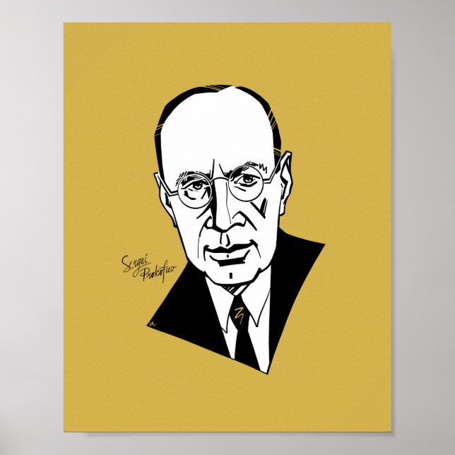 Sergei Prokofiev Poster (Framsidan)