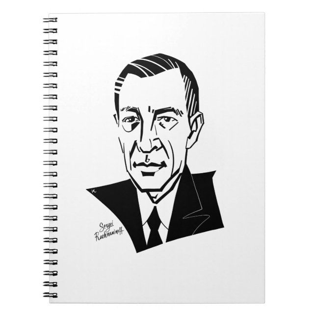 Sergei Rachmaninoff Anteckningsbok (Framsidan)