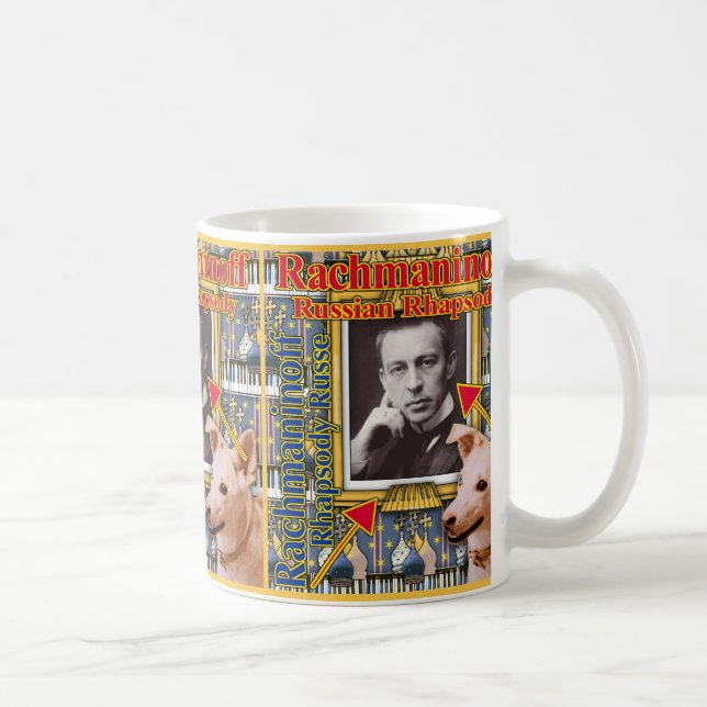 Sergei Rachmaninoff Kaffemugg (Höger)