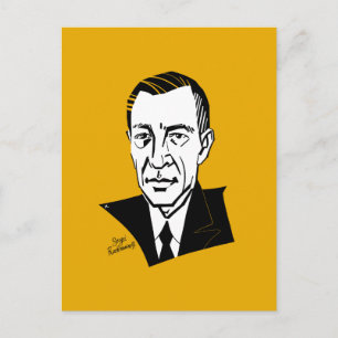 Sergei Rachmaninoff Vykort