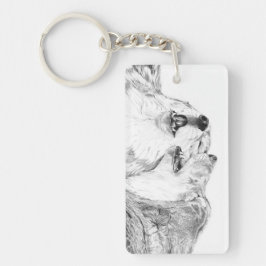 Sergranat-Keychain Nyckelring