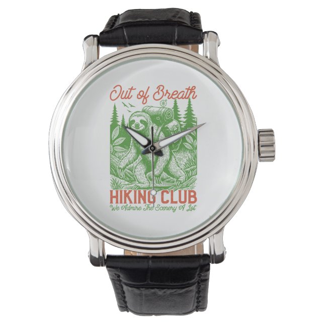 Serial Chiller Sloth Hanging från Gren Armbandsur (Framsida)