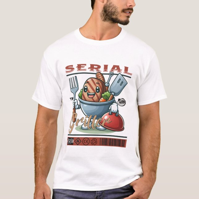 Serial Griller T Shirt (Framsida)